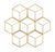 Gold Leaf Design Group Hex-Grid Wall Art - Set of 2 | Wall Decor | Modishstore-7
