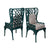 Guild Master Bamboo Wing Back Chair | Modishstore | Armchairs -3