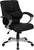 Flash Furniture Mid-Back Black Leather Contemporary Swivel Manager'S Chair | Office Chairs | Modishstore
