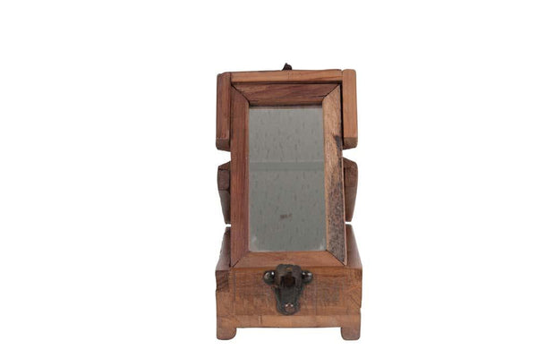 Wooden Barber Box Small by Authentic Models | Decorative Boxes | Modishstore