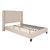 Flash Furniture Riverdale Full Size Tufted Upholstered Platform Bed | Beds | Modishstore-2