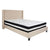 Flash Furniture Riverdale Queen Size Tufted Upholstered Platform Bed with Pocket Spring Mattress | Beds | Modishstore-2