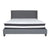 Flash Furniture Riverdale King Size Tufted Upholstered Platform Bed with Pocket Spring Mattress | Beds | Modishstore-12