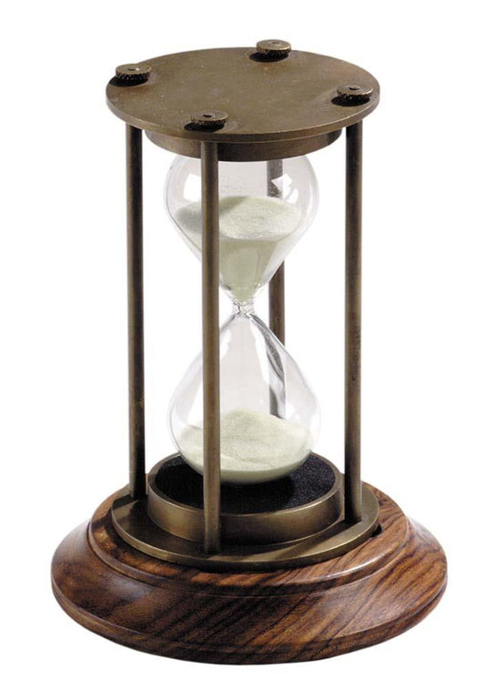 Bronzed 30 Minute Hourglass by Authentic Models | Clocks | Modishstore