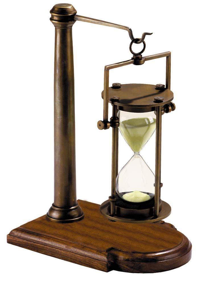 Bronzed 30 Min Hourglass/ Stand by Authentic Models | Clocks | Modishstore