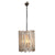 A&B Home Dane Wood Slatted X-Light Chandelier