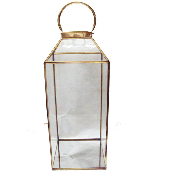 A&B Home Metal & Glass Lantern