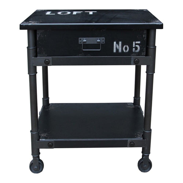 Moe's Home Collection Soho 1 Drawer Cabinet | Modishstore | Side Tables