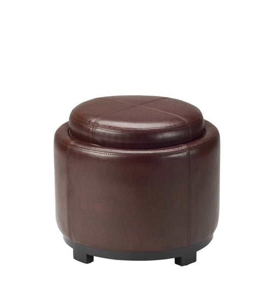 Safavieh Chelsea Round Tray Ottoman | Ottomans |  Modishstore  - 13