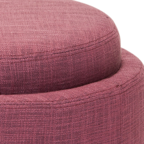Safavieh Chelsea Round Tray Ottoman | Ottomans |  Modishstore  - 28