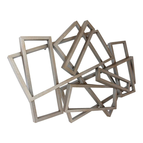 Moe's Home Collection Metal Rectangles Wall Decor | Modishstore | Wall Decor-2