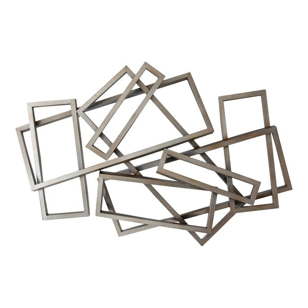 Moe's Home Collection Metal Rectangles Wall Decor | Modishstore | Wall Decor