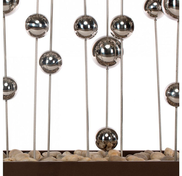 Gold Leaf Design Group Ball Sway In Custom Rectangle Planter (Polished White River Rock At Base) | Botanicals | Modishstore-3