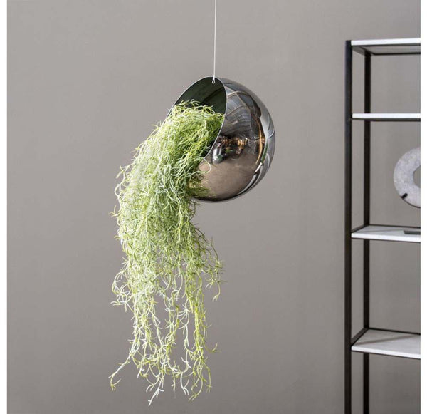Metal Hanging Orb Planter- Gold Leaf Design Group | Planters, Troughs & Cachepots | Modishstore