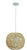 Hand-Woven Simple Beige Rattan Ball White Pendant Light by Artisan Living | ModishStore | Pendant Lamps
