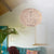 Hand-Woven Simple Beige Rattan Ball White Pendant Light by Artisan Living-5