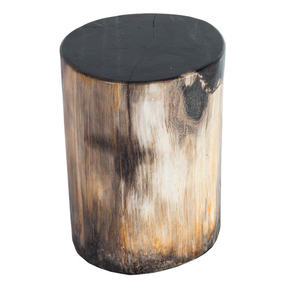 Hollywood Petrified Wood Stool by AIRE Furniture