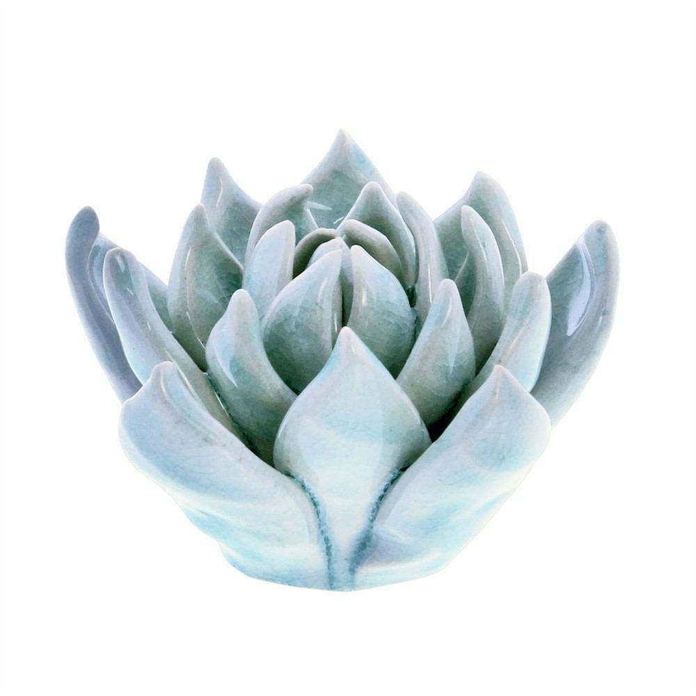 HomArt Ceramic Succulent - Set of 8 | Modishstore | Candle Holders-16