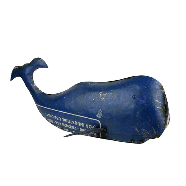 HomArt Reclaimed Metal Whale | Modishstore | Animals & Pets-2