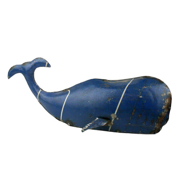 HomArt Reclaimed Metal Whale | Modishstore | Animals & Pets-4