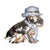 Interior Illusions Plus Bronze Bulldog with Rhinestone Hat & Tie - 10
