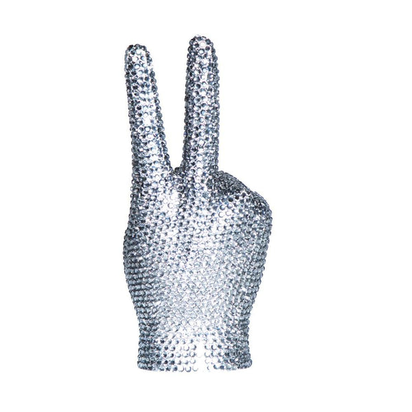 Interior Illusions Plus Graphite Rhinestone Peace Sign Tabletop - 9
