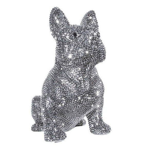Interior Illusions Plus Rhinestone French Bulldog Bank - 11.5