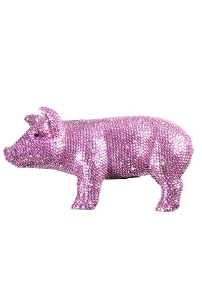 Interior Illusions Plus Pink Rhinestone Piggy Bank - 12