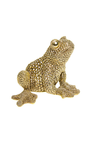 Interior Illusions Resin Frog - Gold