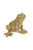 Interior Illusions Resin Frog - Gold