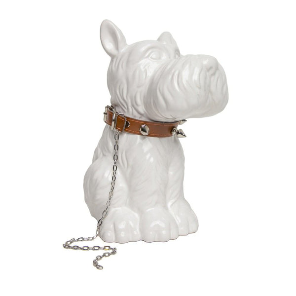 Interior Illusions Plus Scottie Dog with Studded Collar Bank - 8.5