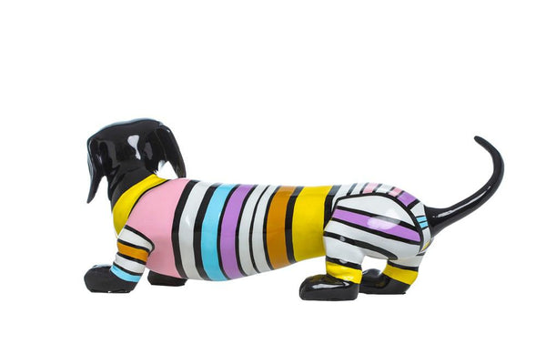 Interior Illusions Plus stripe Dachshund Dog - 19