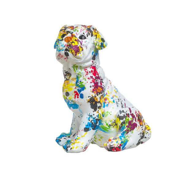 Interior Illusions Plus Paint Splash Pug Bank - 10