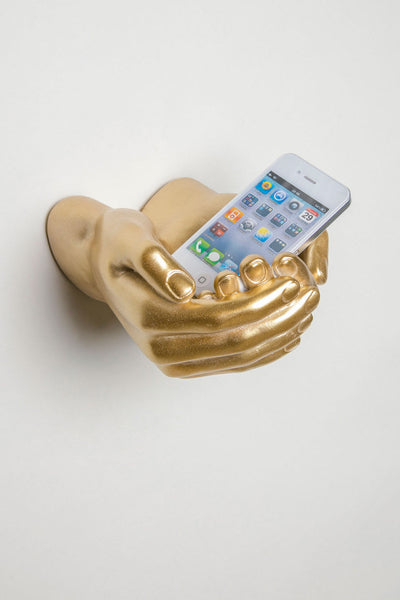 Interior Illusions Hands Out Criss Crossed Hook - Gold