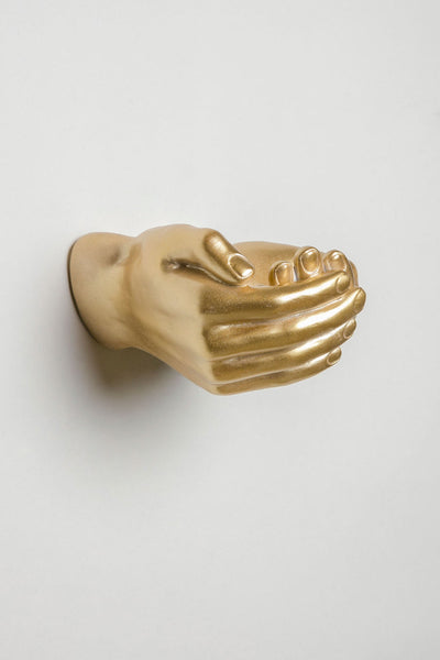 Interior Illusions Hands Out Criss Crossed Hook - Gold