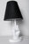 Interior Illusions Plus White & Black Middle Finger Hand Lamp - 20