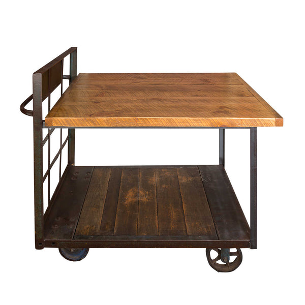 Napa East Vintage Factory Cart Table