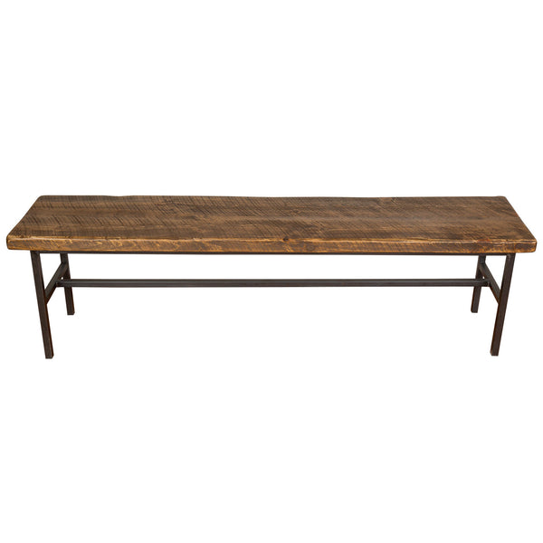 Napa East Industrial Farm Metal Dining Bench