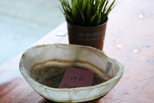 Raw Edge Natural Free Form Onyx Bowl-Small, Round-2