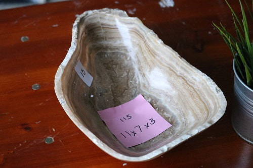 Raw Edge Natural Free Form Onyx Bowl | ModishStore | Decorative Bowls
