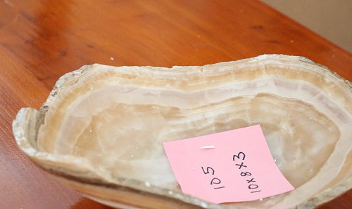 Raw Edge Natural Free Form Onyx Bowl-2