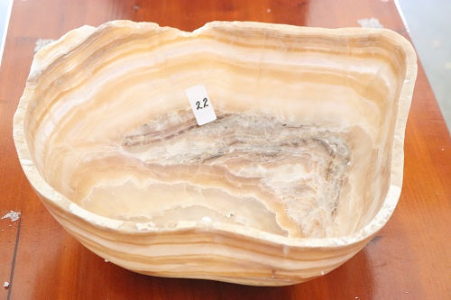 Raw Edge Natural Free Form Onyx Bowl | ModishStore | Decorative Bowls