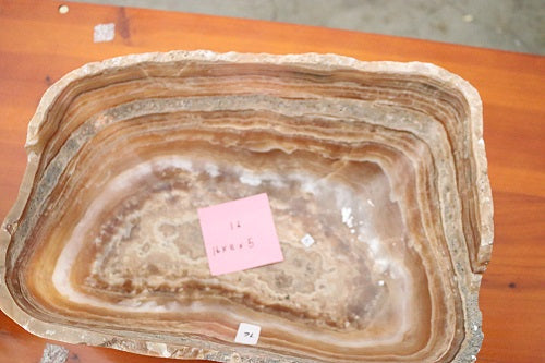 Raw Edge Natural Free Form Onyx Bowl-4
