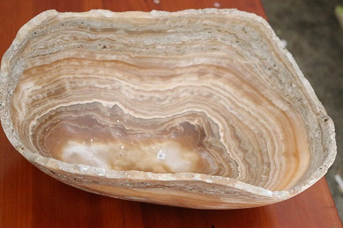 Raw Edge Natural Free Form Onyx Bowl-2