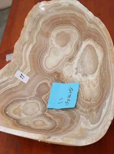 Raw Edge Natural Free Form Onyx Bowl | ModishStore | Decorative Bowls