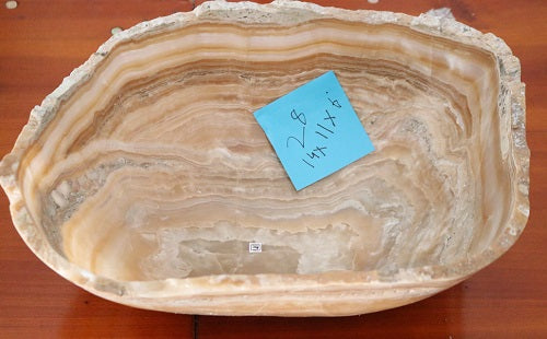 Raw Edge Natural Free Form Onyx Bowl-3