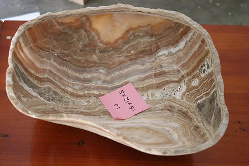 Raw Edge Natural Free Form Onyx Bowl-2