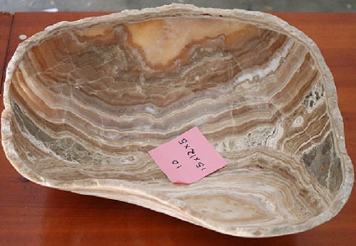 Raw Edge Natural Free Form Onyx Bowl-3