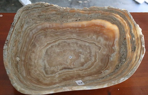 Raw Edge Natural Free Form Onyx Bowl-2