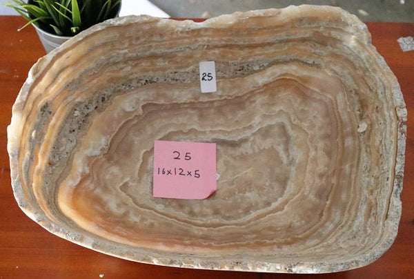 Raw Edge Natural Free Form Onyx Bowl-4